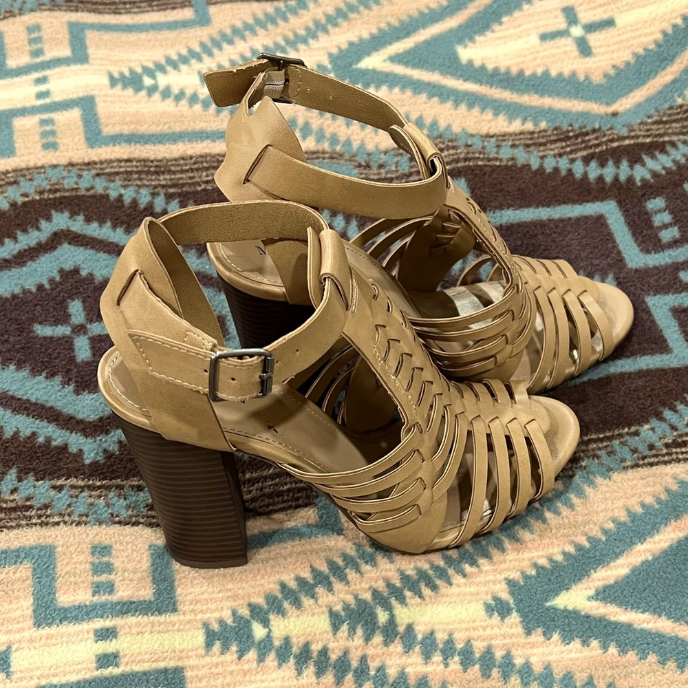 Strappy 4” block heel